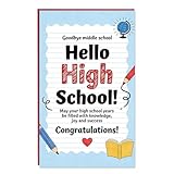 Hincoo Funny Middle School Graduation Card Gift for Boys Girls Teenagers, Congratulations Card for Middle & High School Student, Proud of You Cards, Grad Gift for 8th Grade Graduate