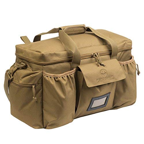 Departed Military Tactical Large Duffel Duffle, Shoulder Strap Travel Bag, Tactical Assault Military Molle Gear (Tan)3