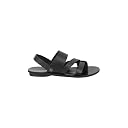 Mochi Men's Black Faux Leather Stylish Ankle Strap Sandal UK/9 EU/43(18-625) gallery image