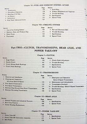 Manual Set for Ford 641 651 661 Tractor Owner Operator Parts Service Repair Shop