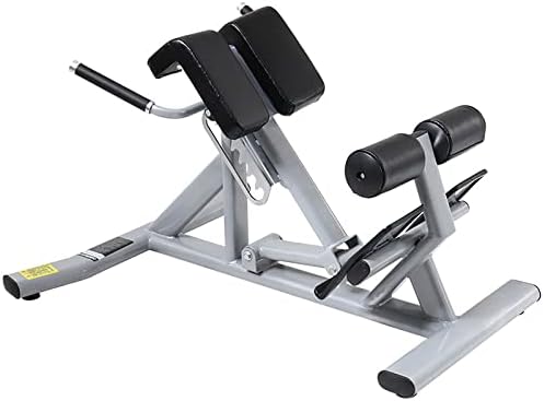Roman Chair Back Extension Machine - Lower Back Hyperextension Bench - Adjustable Exercise Equipment for Hamstring and Glute, Roman Chair Hyperextension Bench for Home Gym (B)