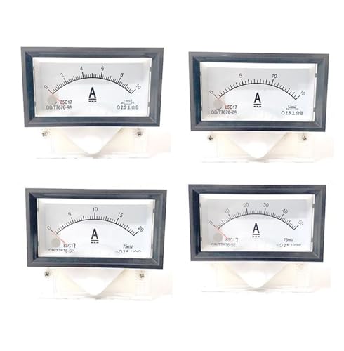 Ampèremètre de courant analogique 85C17 haute précision pour tableau électrique DC 10A