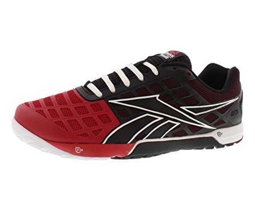 Reebok Mens Crossfit Nano 3.0, Black/Red, 8 D