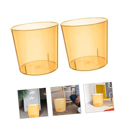 Canecas de basura transparentes para cocina x2 miniatura 5