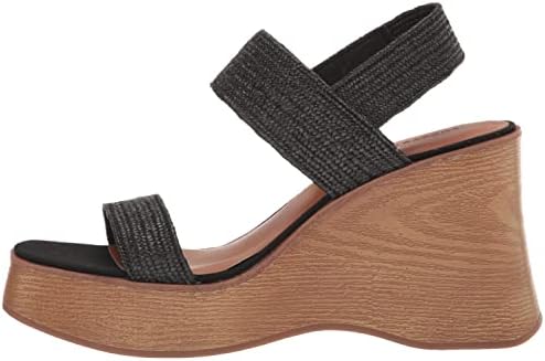 Lucky Brand Women's Delukah Platform Wedge Sandal, Black, 10 | Image 7