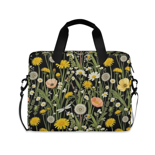 Maletín para portátil de 15.6 pulgadas con estampado floral miniatura 1