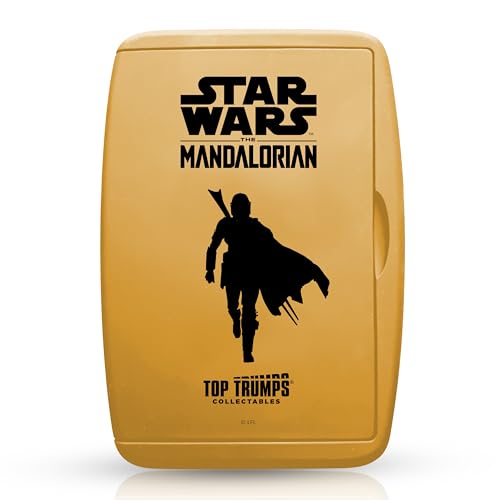Top Trumps Collectables Star Wars Mandalorian Kartenspiel für Kinder & Erwachsene - Fanartikel Star Wars Mandalorian Edition Lernspiel - 2+ Spieler ab 12+ Jahre - Deutsch