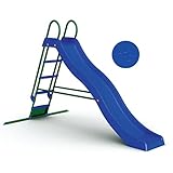 RESISTENTE: la struttura in robusto metallo e la barra stabilizzatrice da 150cm alla base della scaletta fanno di questi scivoli per bambini degli ideali giochi da giardino per bambini per tante ore di divertimento in sicurezza.
