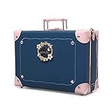aufbewahrungsbox weiß holz Dekorativer Koffer-Kofferraum, der ideal für die Lagerung, Dekoration, stapelte sie geschlossen, um jedem Raum eine charmante Note hinzuzufügen.