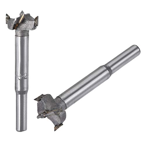 sourcing map Forstnerbohrer 20mm 21mm Durchm. Lochsäge Hartmetall legierter Stahl 2in1 Satz