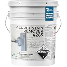 Heavy Duty Carpet Stain Remover 4285 - Easy Clean and Professional Carpet Cleaner Products - Residential & Commercial Multi-Purpose Spot, Stain Pretreater & Precleaner - 1 Gallon Pail