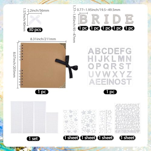 Fournitures album de scrapbooking SOFPLATE anniversaire mariage strass - 2