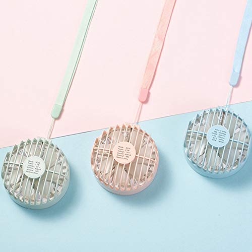 Mini ventilateur portable USB rechargeable ventilateur de bureau pliable bleu rose
