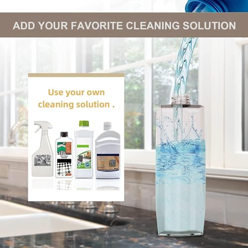 Image of SHUTTLE ART Microfiber Floor Cleaning Spray Mop with Removable Washable Cleaning Pad and Integrated Water Spray Mechanism, 360 Degree Floor Cleaning Mops (Spray mop Set)