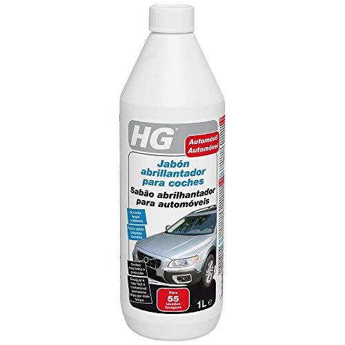 HG Jabón Abrillantador para Coche Concentrado 2 en 1 con Brillo y Protección, 1 L