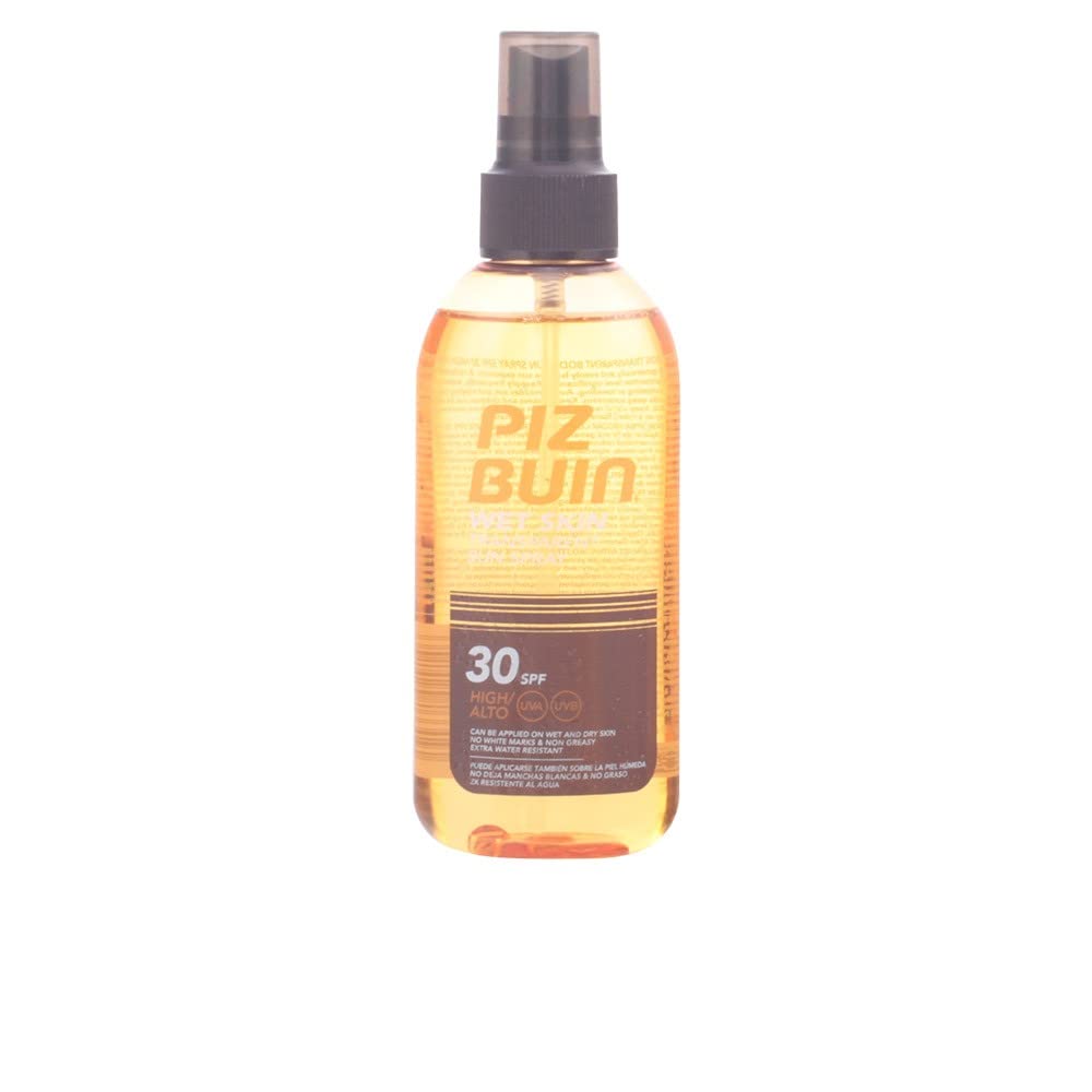 Piz Buin Wet Skin Spray Spf 30 for Unisex Sunscreen 5 Ounce