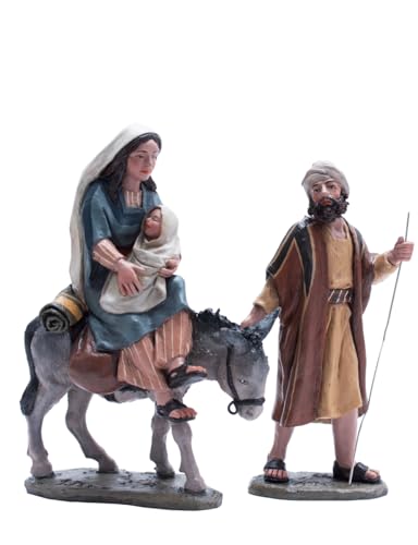 Figurine de crèche de Noël | Série 11 cm | Peint à la Main | Résine avec Poudre d'albâtre | Reproduction de J.L. Mayo