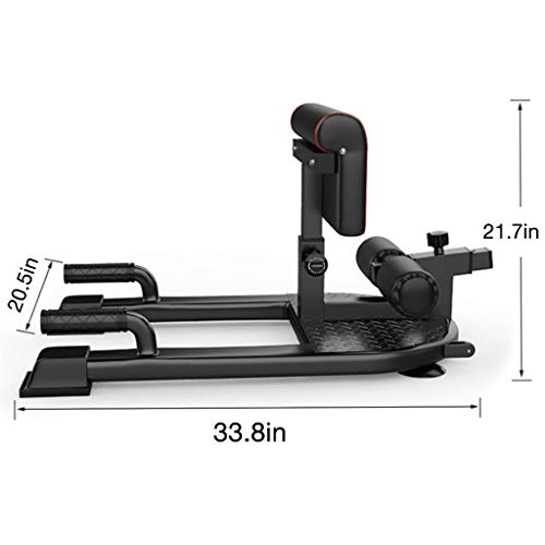 Qazqa Deluxe Multi-Function Deep Squat, for Sissy Girl Squat Bench Home Gym Workout Station Hip Buttocks Leg Training Core Workout Machine, Push-up, Sit-up, Rope Exercise, Home Gym Fitness Equipment