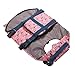 Dog Life Jacket,Adjustable High Visibility Dog Life Vest,Dog Life Jacket High Buoyancy Comfortable Bright Colors Adjustable Pet Swimming Vest for Puppy (S)