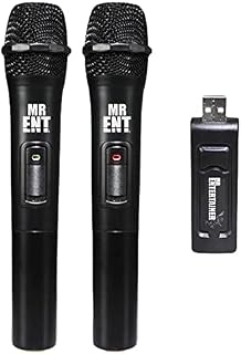 Mr Entertainer Dual Wireless Microphone System. Perfect For Use With Karaoke Machines