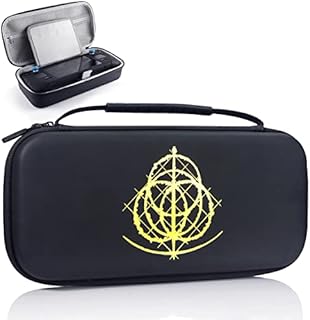 Carrying Case for Steam Deck, Deluxe Protective Travel Carry Case, Hard Shell Storage Bag fits Steam Deck Console & Accessories, Gifts for Men - Black (Basic)