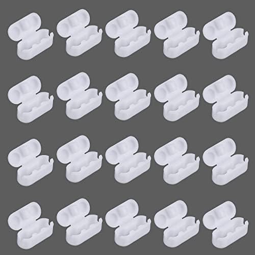 20 Pack Replacement Vertical Roman Roller Blind Ball Chain Cord Connector Clips (Plastic A)