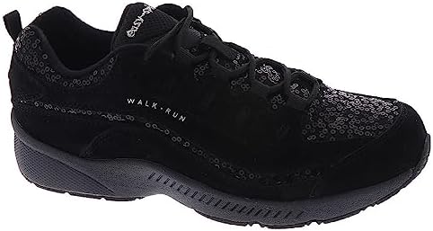 Easy Spirit Women's Romy30 Sneaker, Black Sequins 004, 9 | Image 3