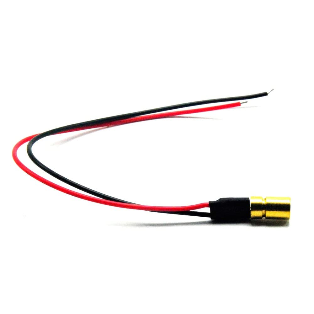 850nm 5mW IR DOT Modulo diodo Laser a infrarossi IR Ottone LED 6x10mm (Color : 1pc)