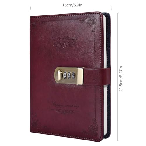 Image of 3D All Diary (Wine Red)