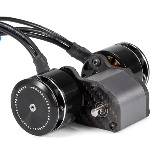 CobraCrawler Ultralight Dual Motor Transmission 62g Aluminum LCG Transmission Gearboxes 48P Overdrive Dig Tiny Gearbox for 1/10 RC Crawler LCG Cheater Rig (Gray) - Thumbnail 5