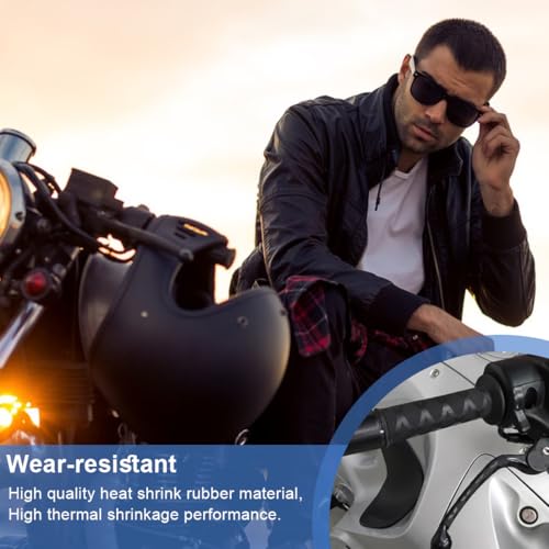 Miniatura 5 de Gxgm Cubiertas De Agarre De Motocicleta R1200gs R1250gs F850gs F800gs Cubierta Termocontraíble Universal Para Puños Originales Y Controles Calefactados, 2 Pares