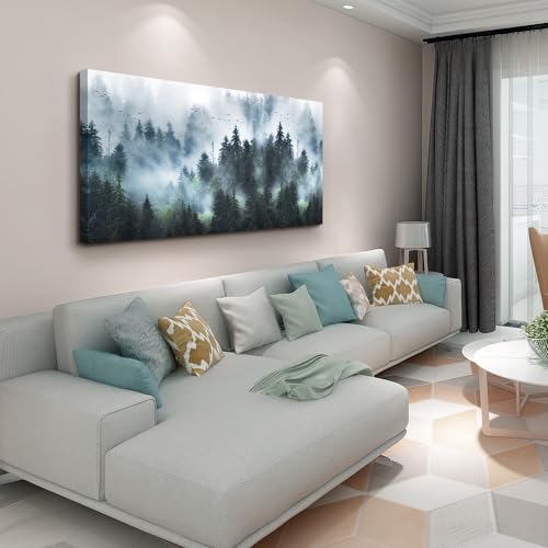 DZRWUBHS Large Size Abstract Canvas Wall Art For Living Room Decorations For Bedroom Office Wall Decor Abstract Mountain Wall Painting Framed Pictures Artwork Farmhouse Home Decor Art 30"X60"