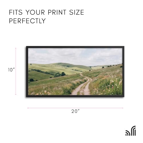 Image of Americanflat Picture Frame - Slim Molding - Black - 10x20 (Pack of 12)