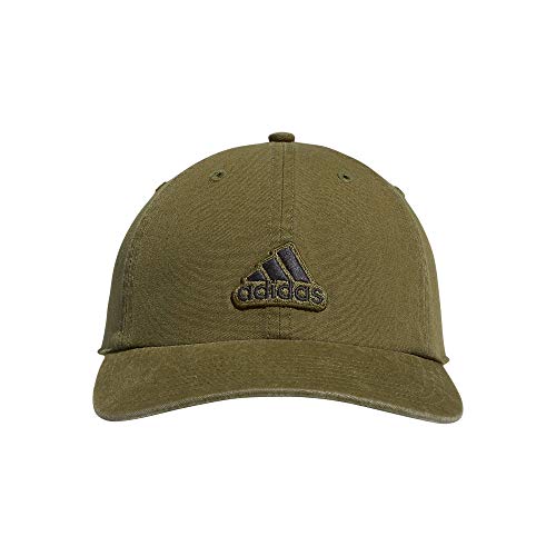 Adidas Men's Ultimate 2.0 Relaxed Adjustable Cotton Cap, Focus Olive Green/Black, One Size #TOP7
