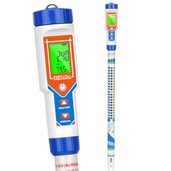 Truncheon Nutrient Meter for Hydroponic Digital Conductivity Tester for Water EC and TDS Meter with EC CF 500ppm 700ppm for Indoor Plant Grow Hydro Reservoir Tank Aeroponic Garden