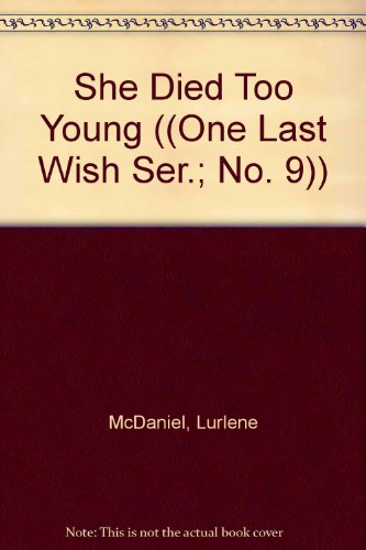 She Died Too Young 0553570943 Book Cover