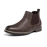 Bruno Marc Men' s Chelsea Boots Casual Slip-On Classic Dress Ankle Boot,Size 7.5,Dark Brown,SBAB19017M-V1