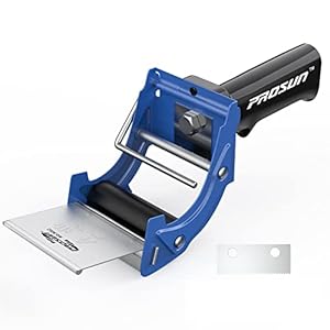 PROSUN Paketbandabroller mit Bremse Metall Blau