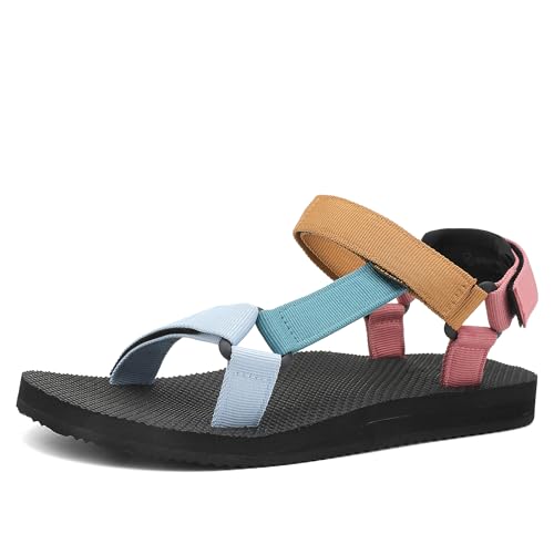 Image of Women's Original Sandals Comfortable Quick-Drying Casual Sport Sandal Walking Hiking Water Sandals With Arch Support 2025