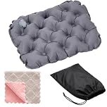YcsRnn Inflatable Seat Cushion, Travel Cushion For Airplane And Long Haul Flights, Compact Inflatable Cushions To Sit On With Storage Bag, Lightweight Flight Accessories