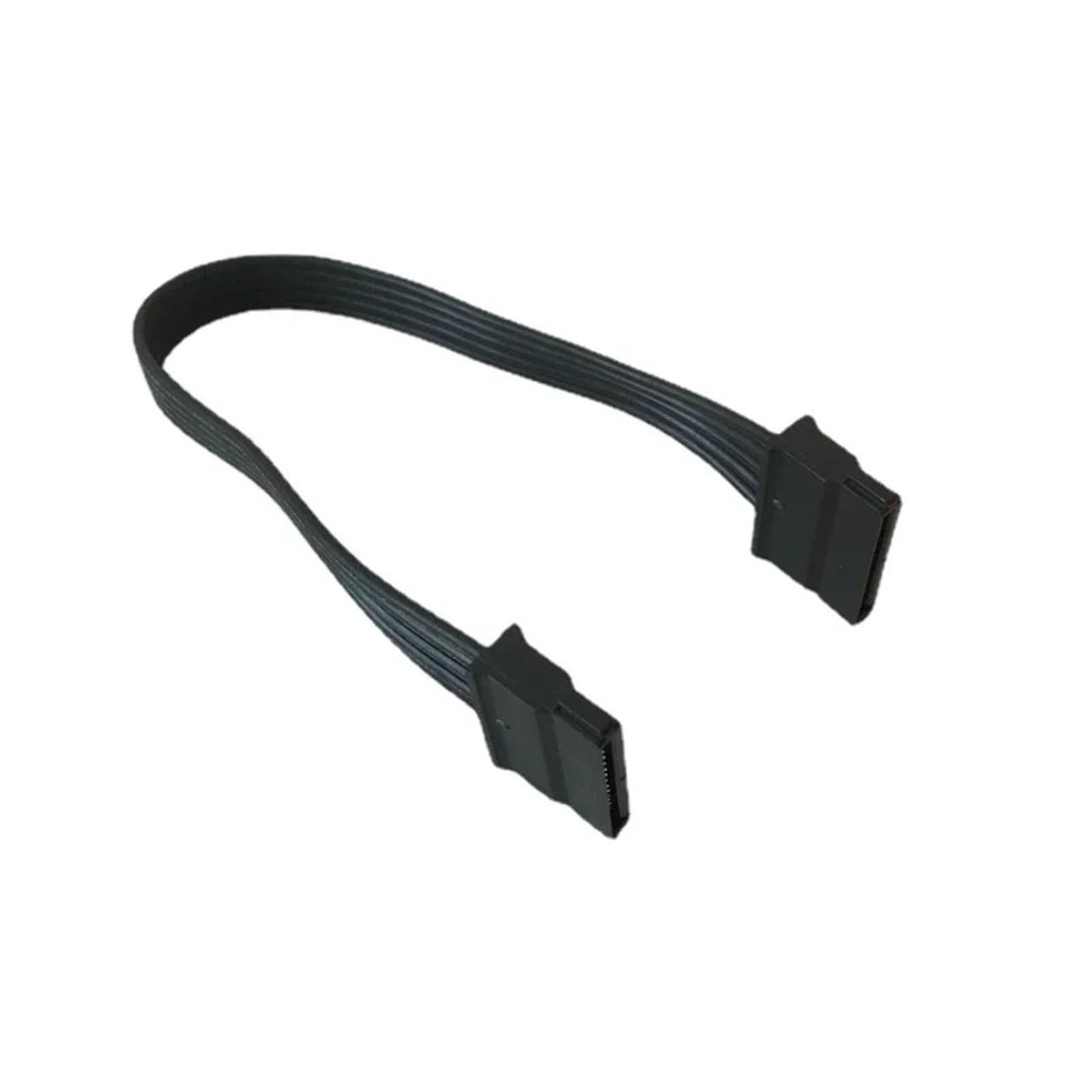 Générique Câble d'extension d'alimentation SATA femelle 20 cm noir