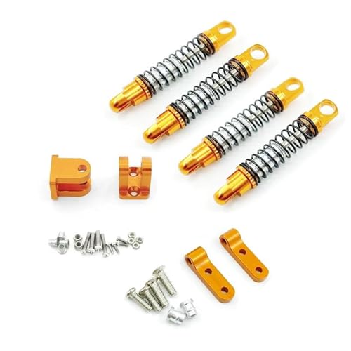 RC�������i For WPL D12 D42 B14 B24 B16 B36 �������t�����g���A�V���b�N�A�u�\�[�o�[�_���p�[�A�}�E���g�Œ�V�[�g�t���ARC�J�[�A�b�v�O���[�h�p�[�c�����A�N�Z�T���[(Yellow,Set)