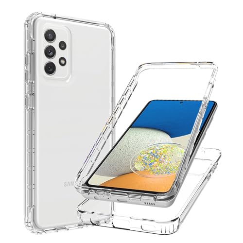 Image of Niopiee for Samsung Galaxy A52 Case Hybrid Drop Protection Clear Case Heavy Duty Hard Rugged Anti-Slip Bumper Anti-Scratch Armor Protective Phone Cover Transparent