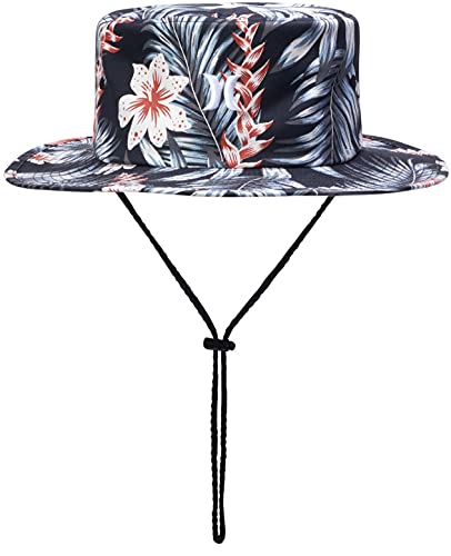 Hurley Men's Vagabond Bucket Sun Hat, Size Small-Medium, Dark Grey