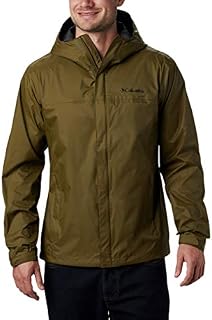 Columbia Men's Watertight II Waterproof, Breathable Rain Jacket, New Olive, Small