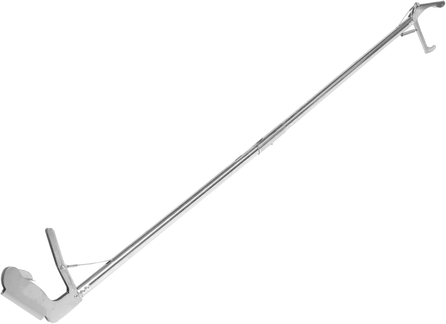 TOYANDONA Folding Snake Catcher Clip Slip Stainless Steel Snake Grabber Tool Reptile Tongs for Garden and Zoo