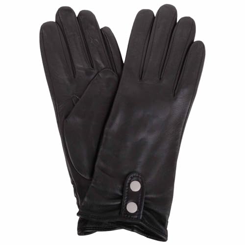 Gants en cuir véritable pour femme parfaits pour les sorties d'hiver