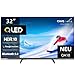 CHIQ 32QA10 32 Zoll Full-HD QLED Smart Google TV, HDR10, Dolby Audio, Google Assistant, Chromecast, rahmenloses Metallgehäuse, integrierter Triple Tuner (DVB-C/T/T2/S/S2), Airplay, Prime Video