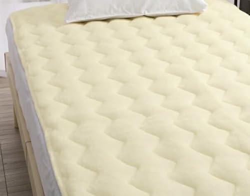 ROMANCE 洗える パイル ウール100% 敷きパッド[ダブル]ベージュ 80674204|快適な寝心地 天然素材 ウール100% 保湿性 吸湿性 洗える [4423]