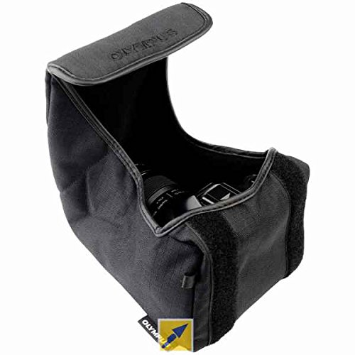 Olympus M.Zuiko Digital 40-150mm f/4.0-5.6 R - Objetivo para Micro Cuatro tercios (Apertura f/4, Zoom óptico 3.8X,diámetro: 58mm), Color Negro + Funda Adaptable OM-D